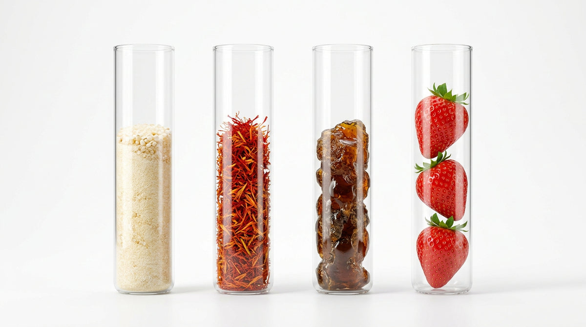 recovr ingredients testtubes